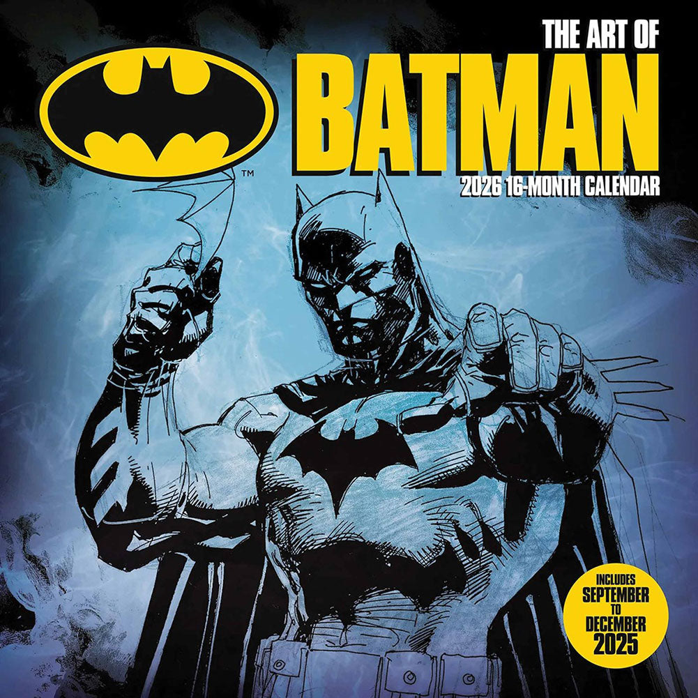 Batman Square Calendar 2026 - Buy Calendars & Diaries at GiftMasters.co.uk