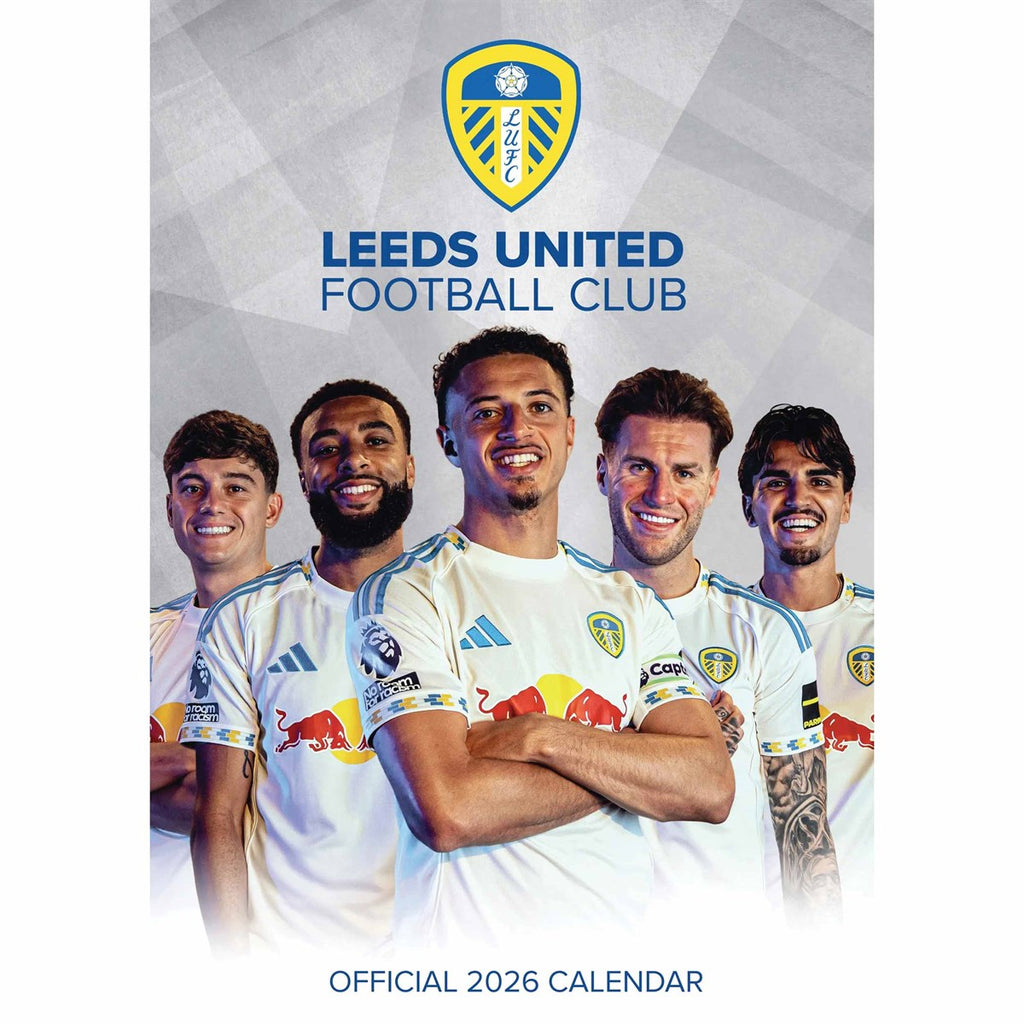 Leeds United FC A3 Calendar 2026 - Buy Calendars & Diaries at GiftMasters.co.uk