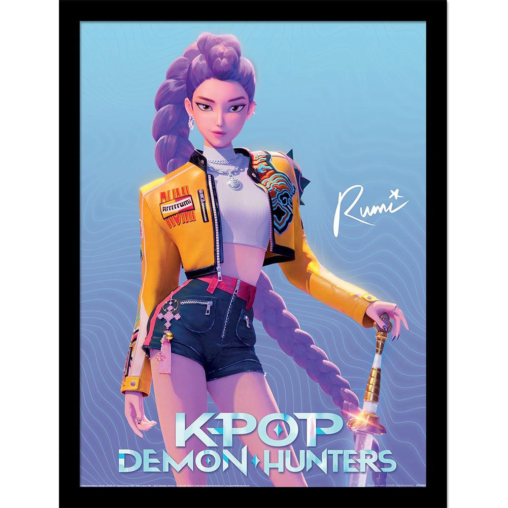 K-Pop Demon Hunters Rumi Picture 16 x 12 - Buy Pictures at GiftMasters.co.uk