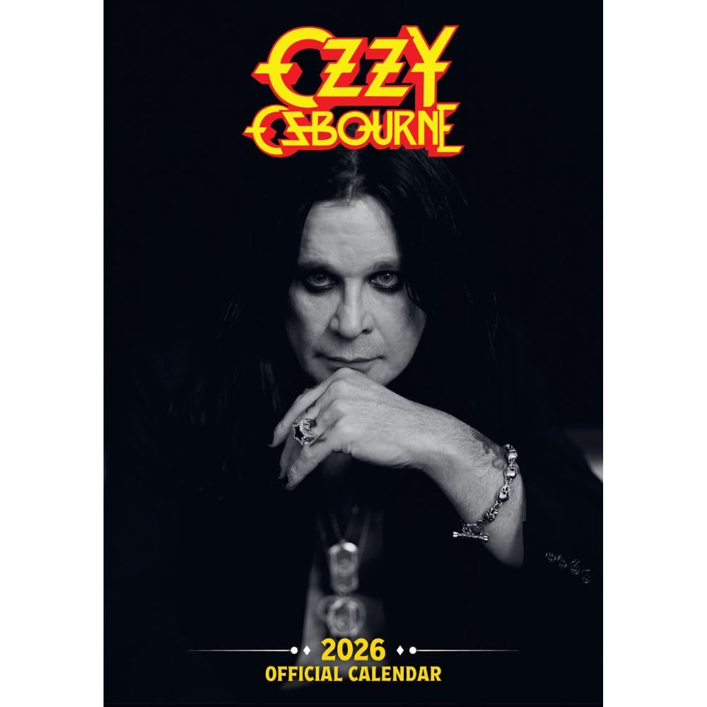 Ozzy Osbourne A3 Calendar 2026 - Buy Calendars & Diaries at GiftMasters.co.uk