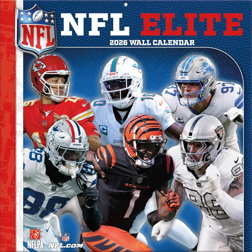 NFL Square Calendar 2026 - Buy Calendars & Diaries at GiftMasters.co.uk