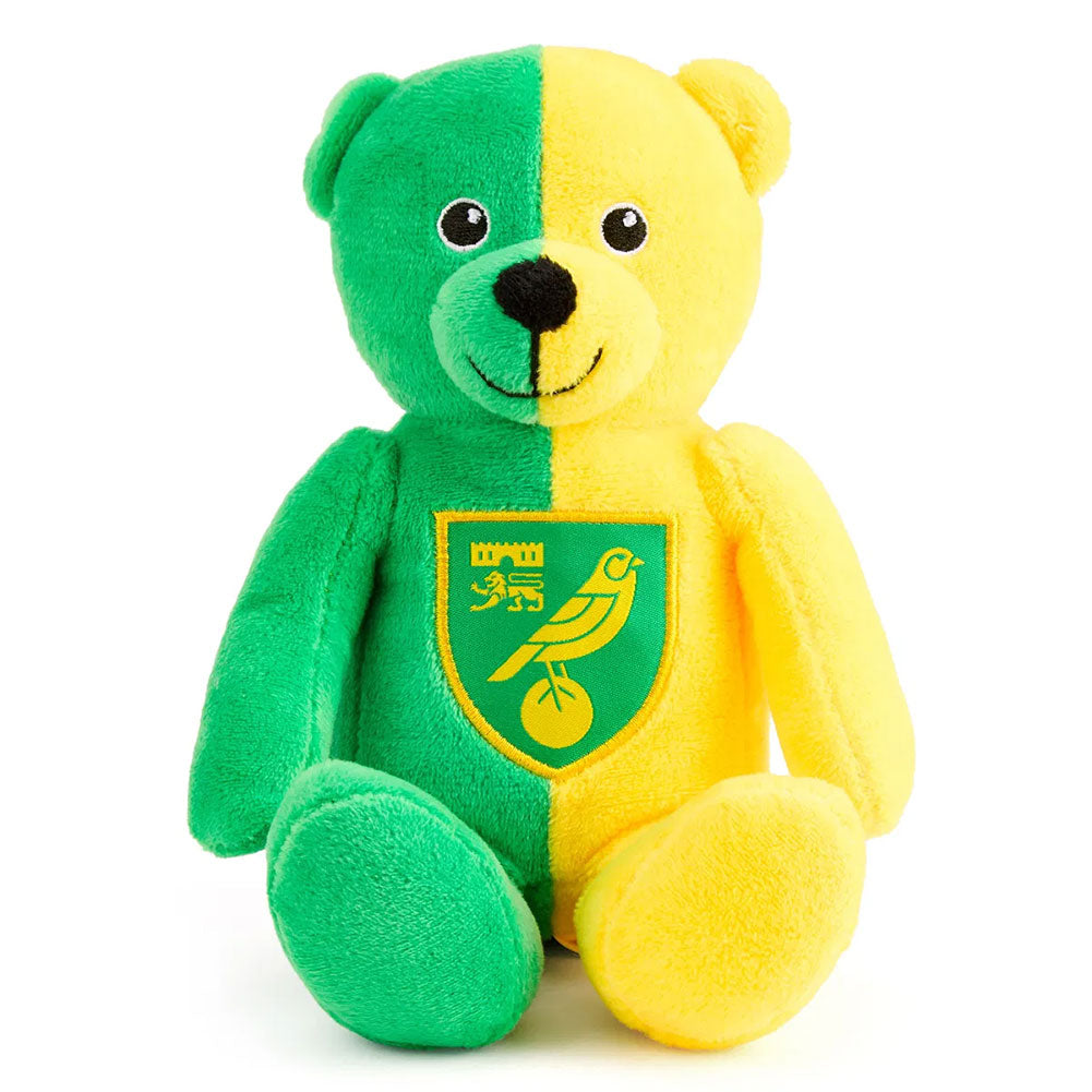 Norwich City FC Contrast Bear - Buy Teddies & Soft Toys at GiftMasters.co.uk