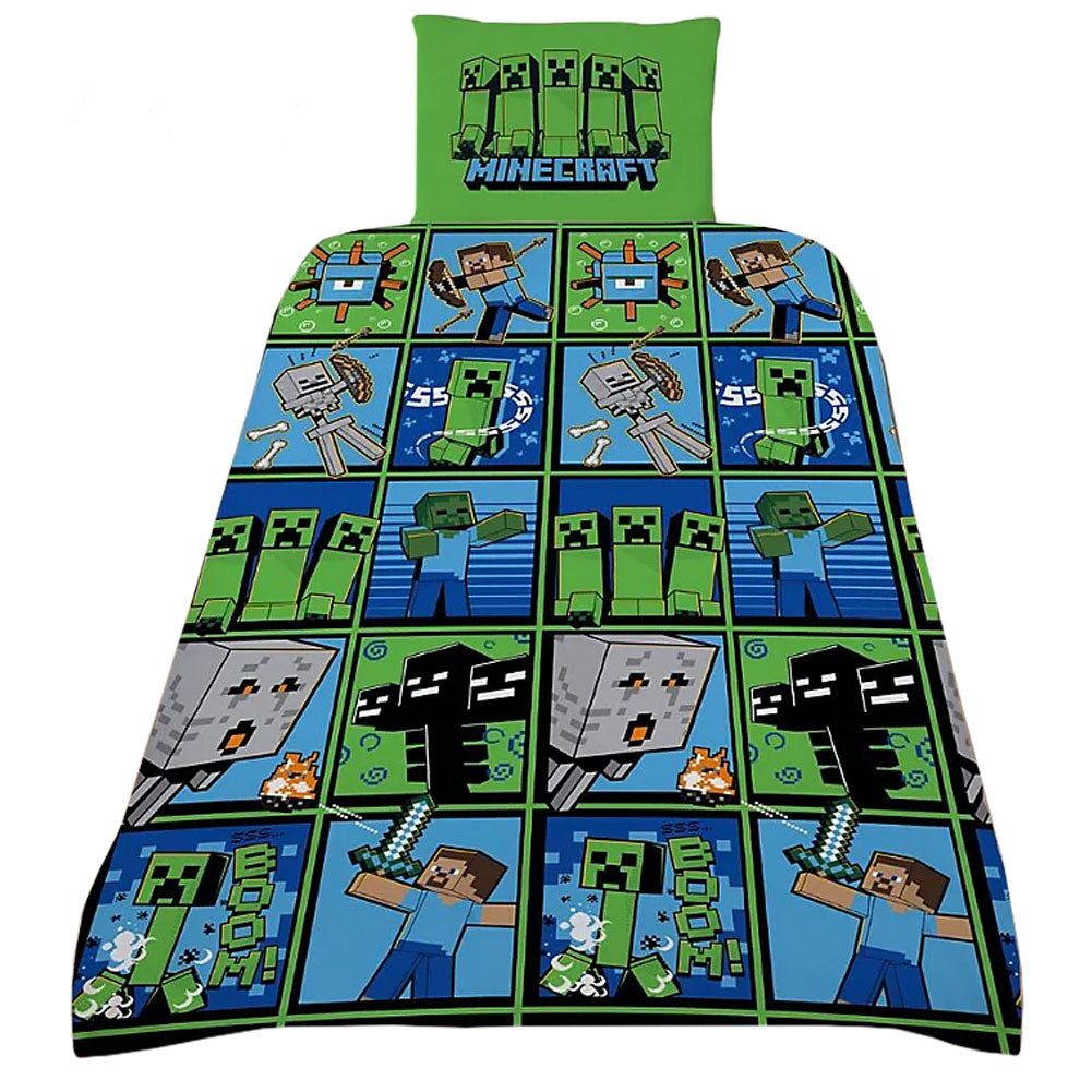 Minecraft Single Duvet Set - Buy Bed Linen at GiftMasters.co.uk