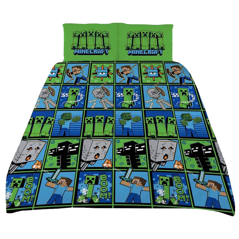 Minecraft Double Duvet Set - Buy Bed Linen at GiftMasters.co.uk