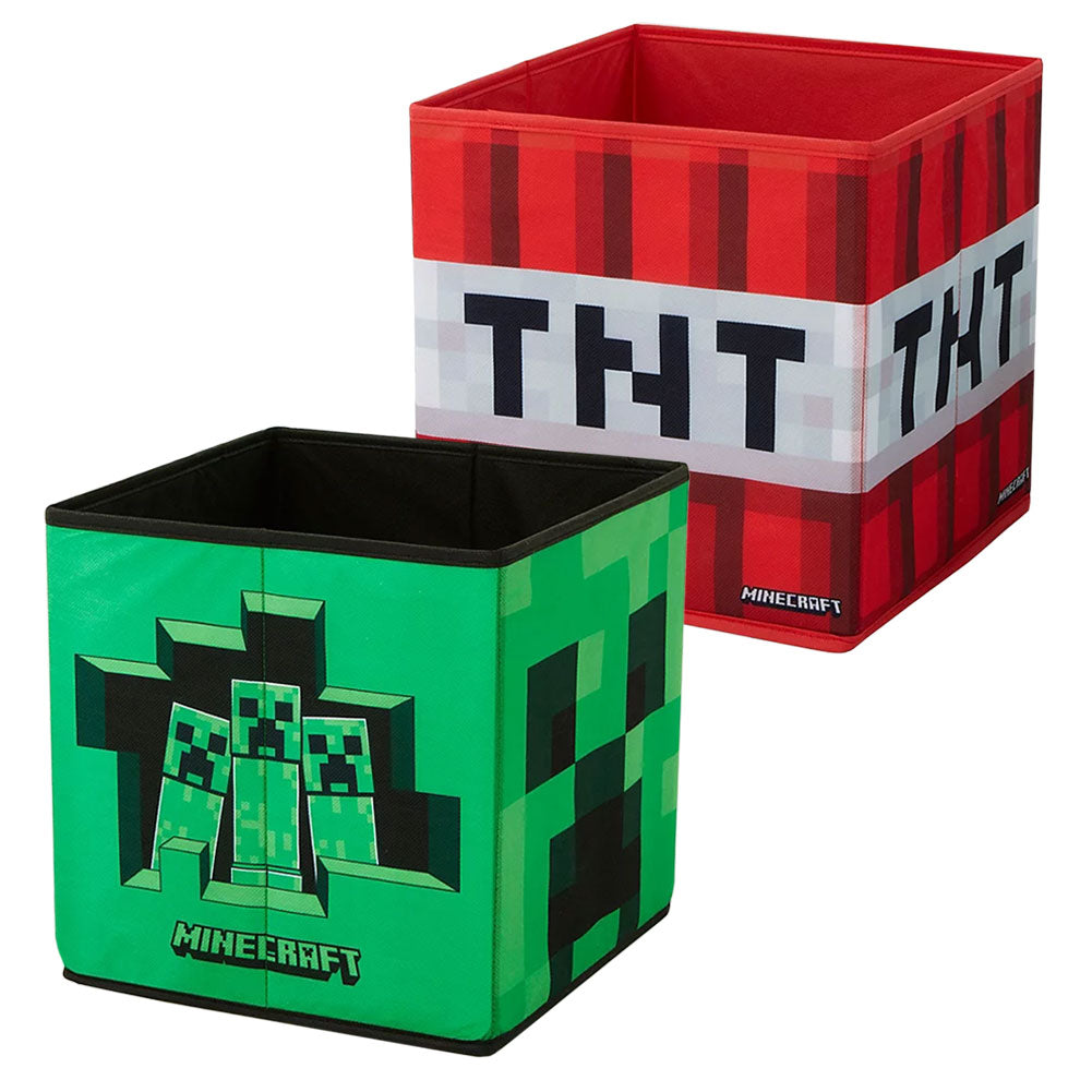Minecraft Twin Pack Storage Cube - Buy Home Accessories at GiftMasters.co.uk