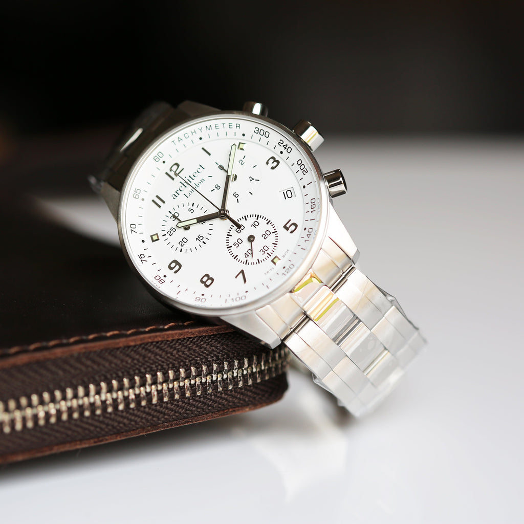 Swiss Made Men's Architect Endeavour - Handwriting Engraving - Buy Endeavour at GiftMasters.co.uk
