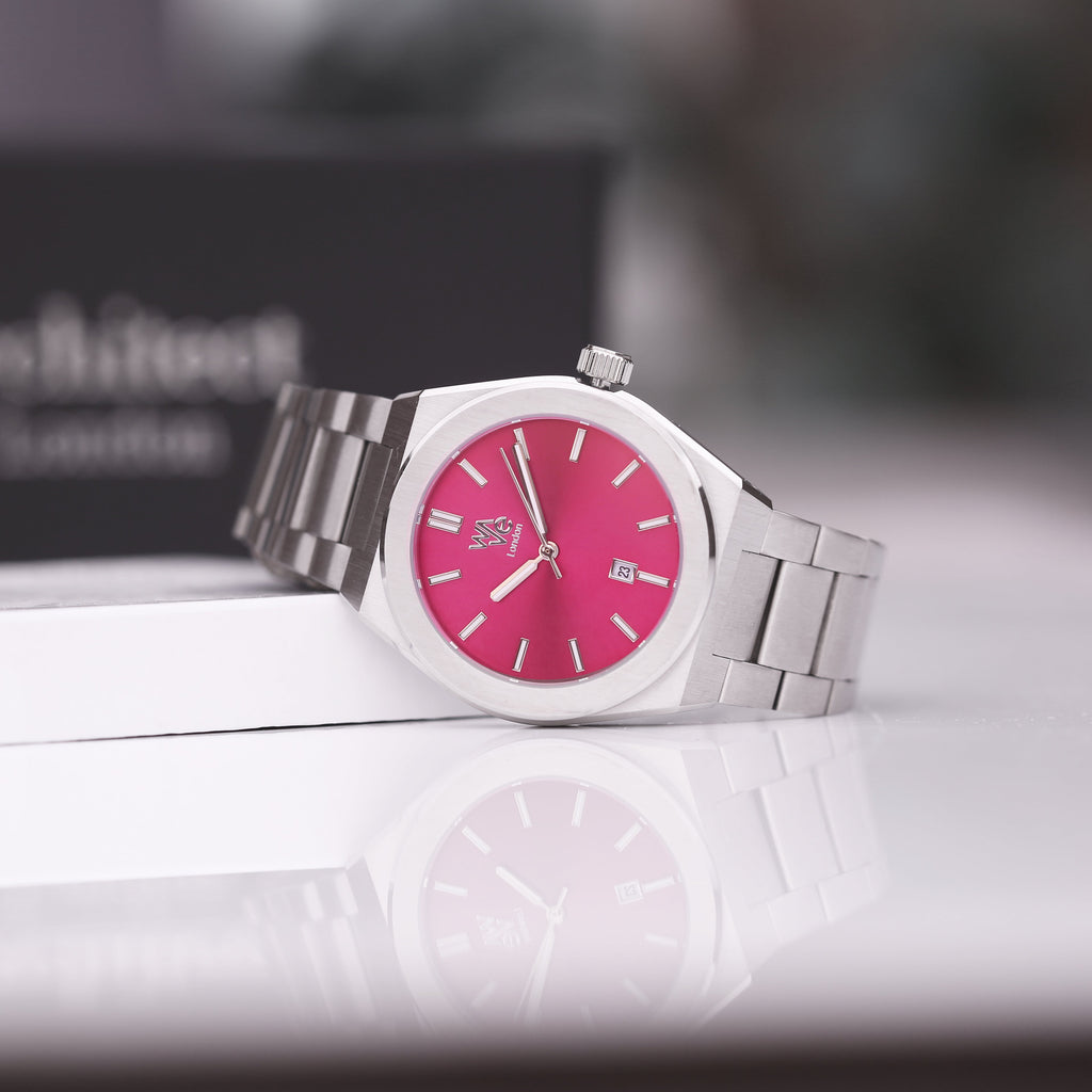 Wave by Architect in Blush Ripple - Handwriting Engraving - Buy Wave at GiftMasters.co.uk