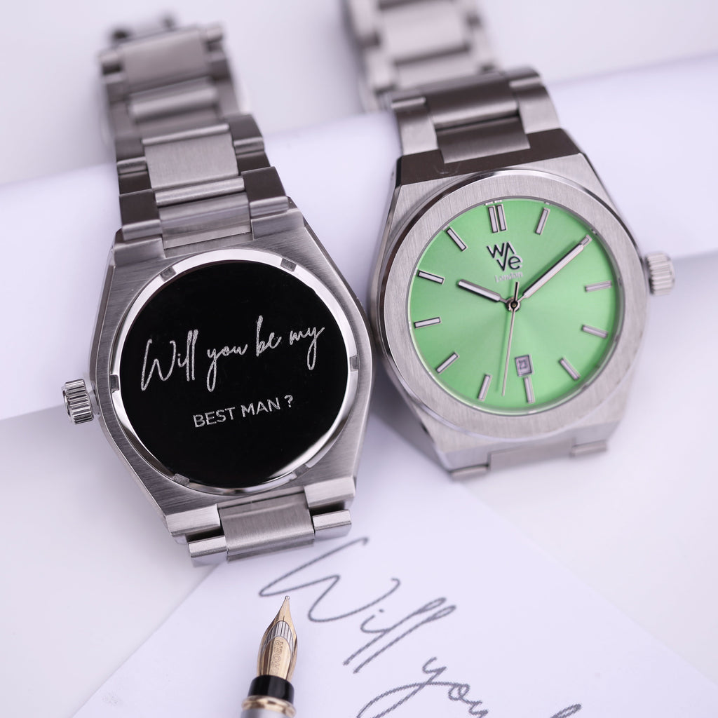 Wave by Architect in Lime Surge - Handwriting Engraving - Buy Wave at GiftMasters.co.uk