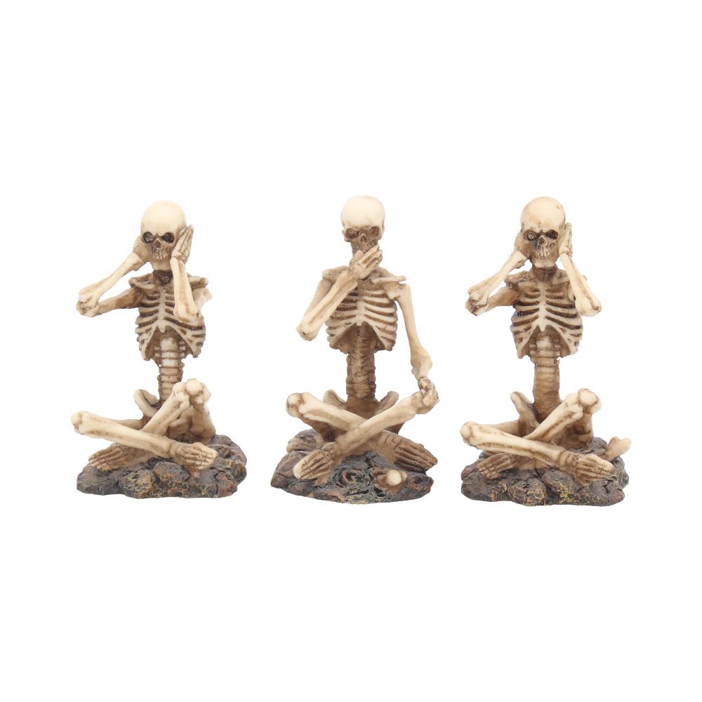 See No, Hear No, Speak No Skeletons(Set 3)8.5cmP6 Ornament - Buy Figurines Small (Under 15cm) at GiftMasters.co.uk