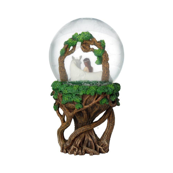 Pure Heart Snowglobe (AS) 18cm - GiftMasters.co.uk