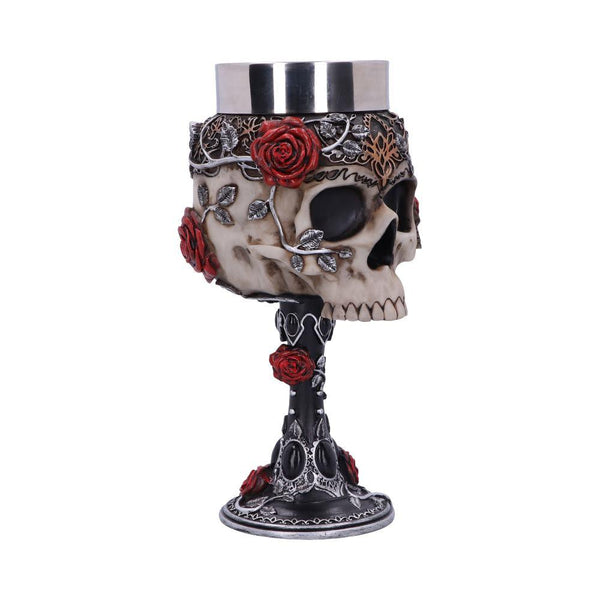 Gothic Roses Goblet 18cm - GiftMasters.co.uk