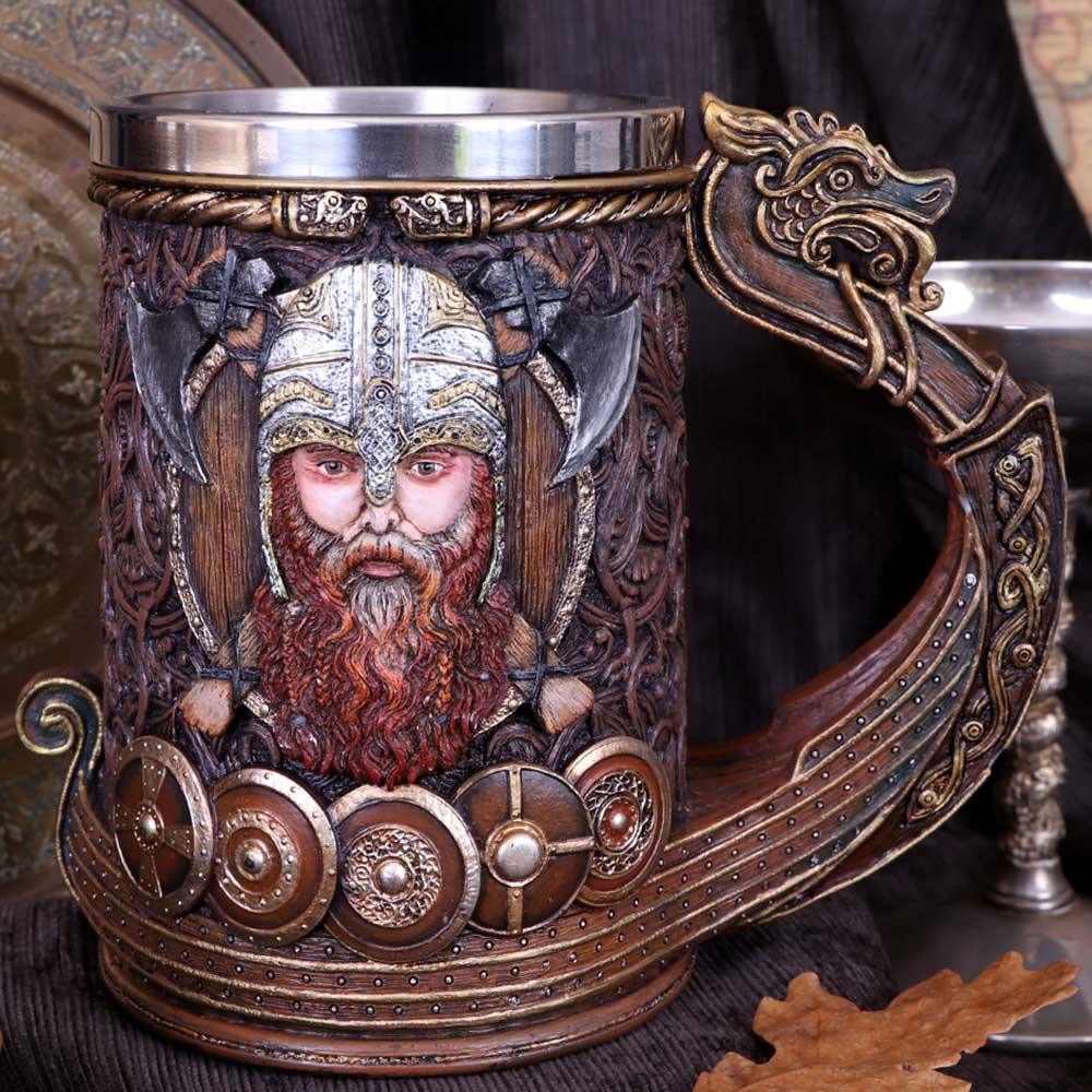 Drakkar Viking Tankard 15cm - Buy Tankards at GiftMasters.co.uk