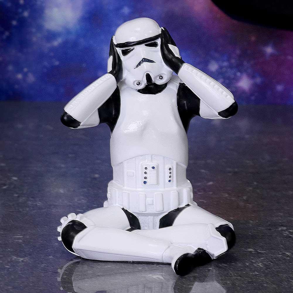 Hear No Evil Stormtrooper 10cm Ornament - Buy Figurines Small (Under 15cm) at GiftMasters.co.uk