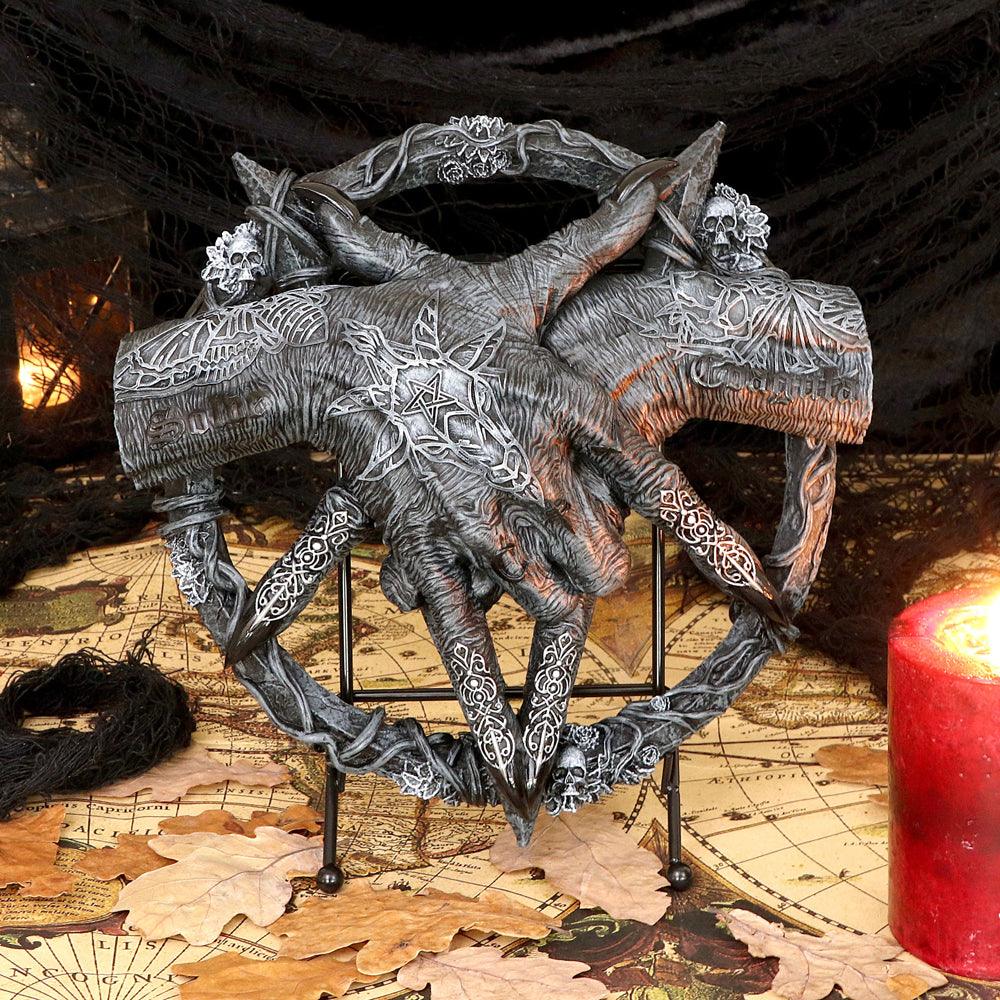 Hold of Baphomet 24.5cm - Buy Wall Hanging Sculptures at GiftMasters.co.uk