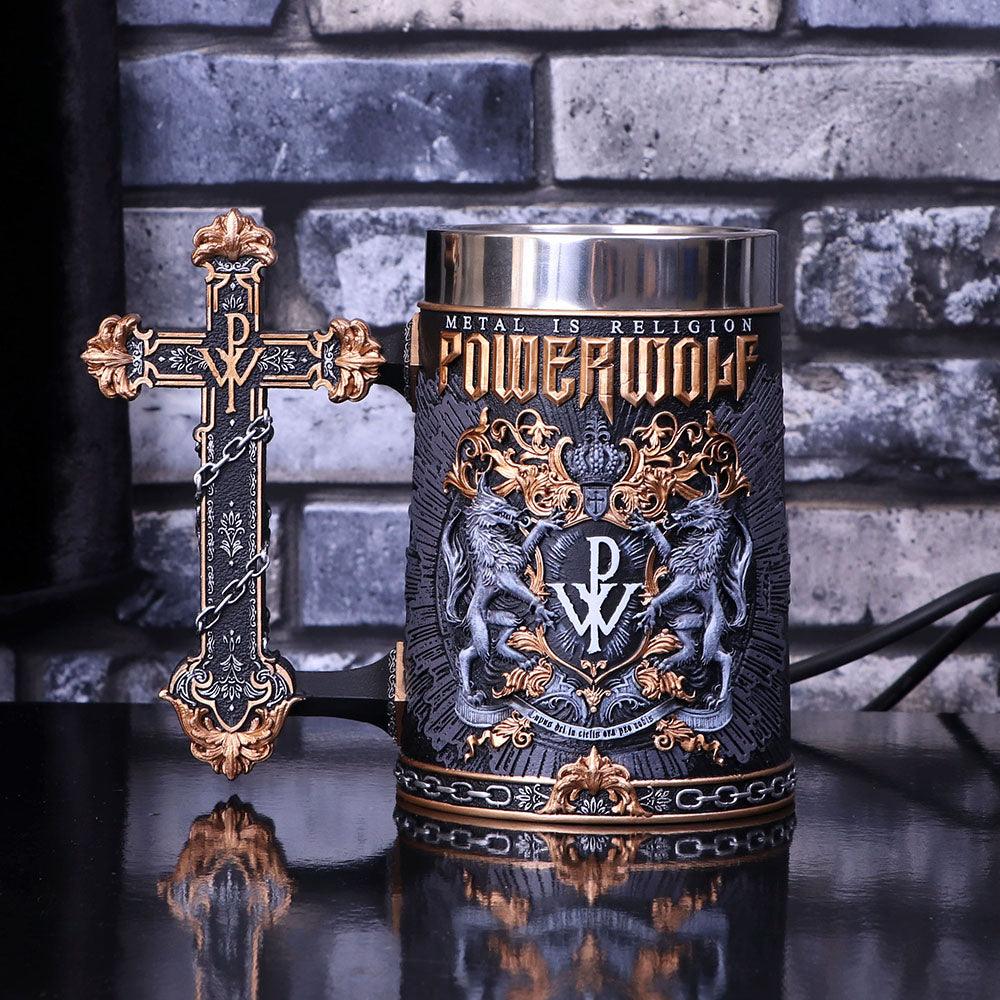 Powerwolf Metal is Religion Tankard 17.5cm - Buy Tankards at GiftMasters.co.uk