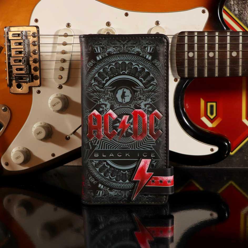 ACDC Black Ice Embossed Purse 18.5cm - Buy Purses at GiftMasters.co.uk