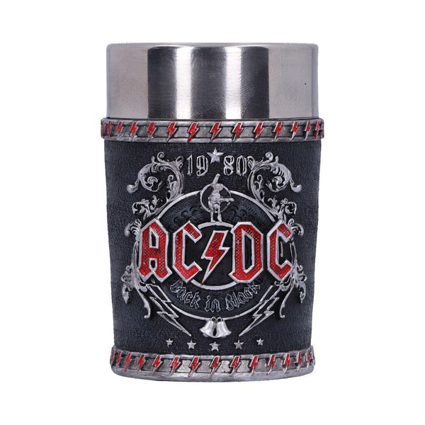 ACDC Back in Black Shot Glass 8.5cm - GiftMasters.co.uk