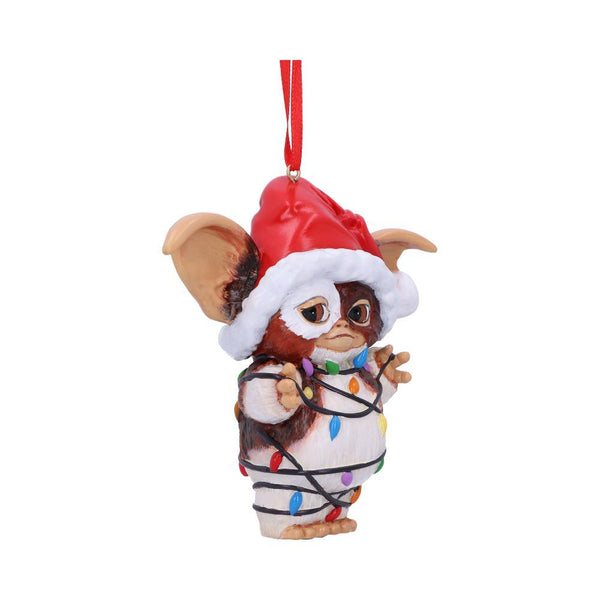 Gremlins Gizmo in Fairy Lights Hanging Ornament - GiftMasters.co.uk