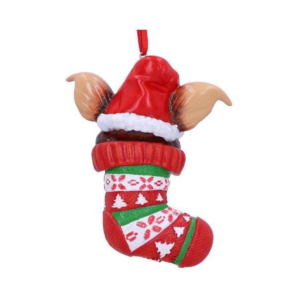 Gremlins Gizmo in Stocking Hanging Ornament 12cm - GiftMasters.co.uk