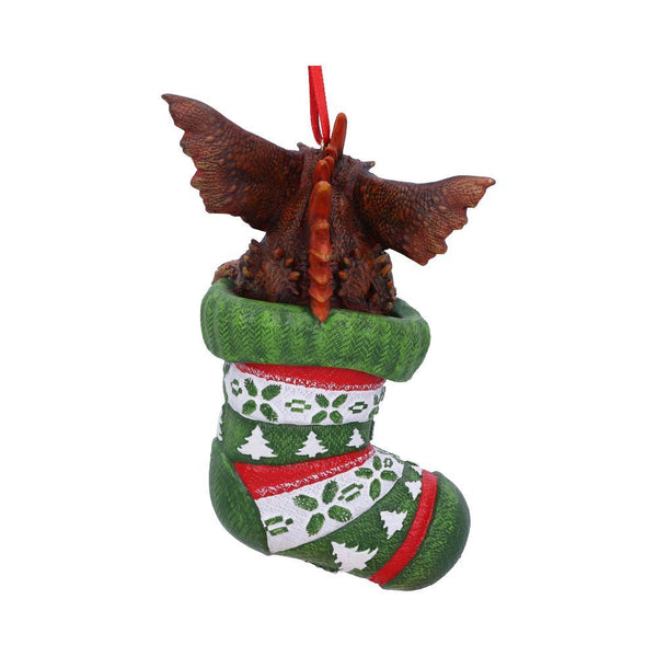Gremlins Mohawk in Stocking Hanging Ornament 12cm - GiftMasters.co.uk