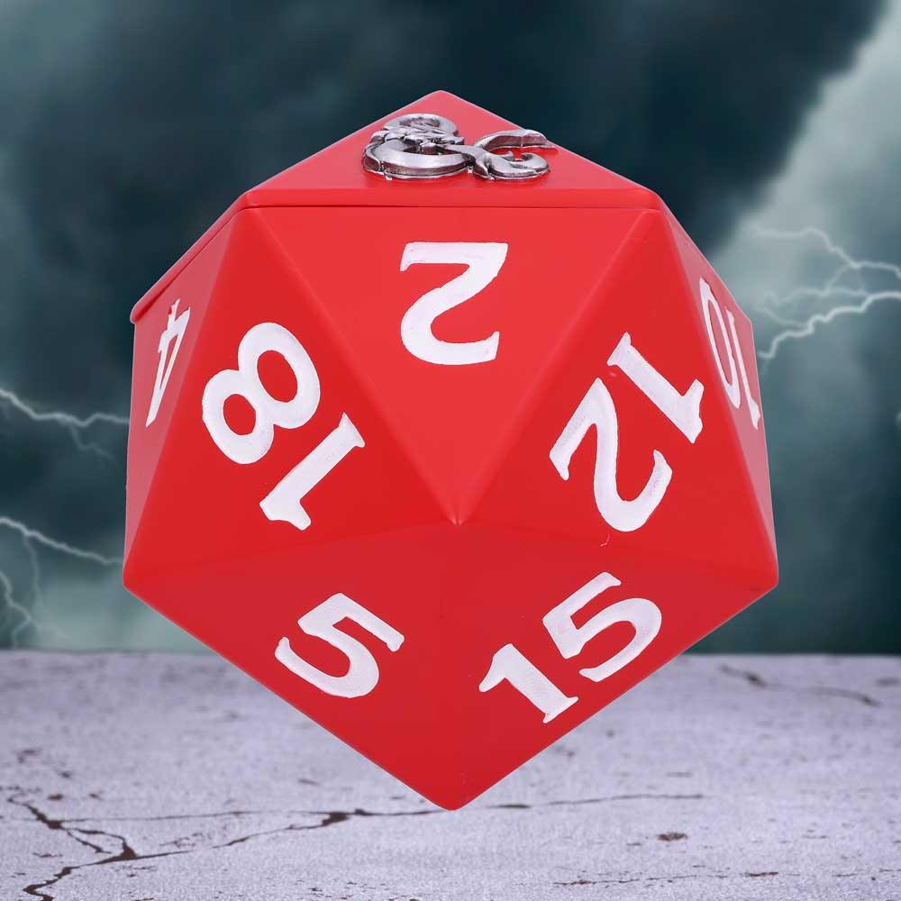 Dungeons & Dragons D20 Dice Box 13.5cm - Buy Boxes at GiftMasters.co.uk