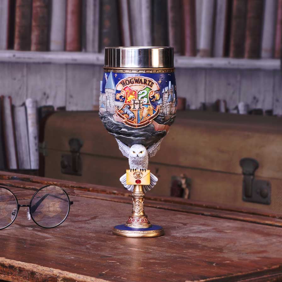 Harry Potter Hogwarts Collectible Goblet 19.5cm - Buy Goblets & Chalices at GiftMasters.co.uk