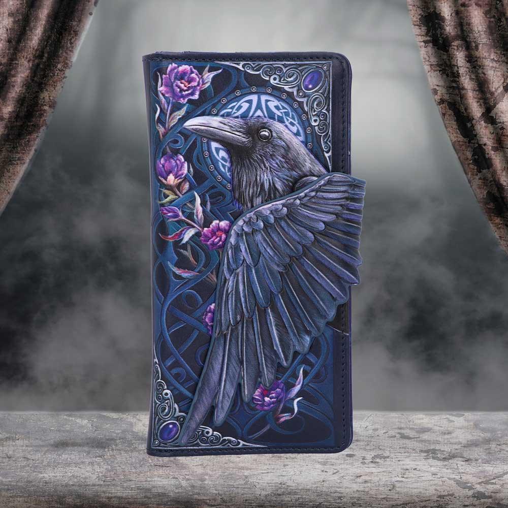 Ravens Flight Embossed Purse 18.5cm - Buy Purses at GiftMasters.co.uk