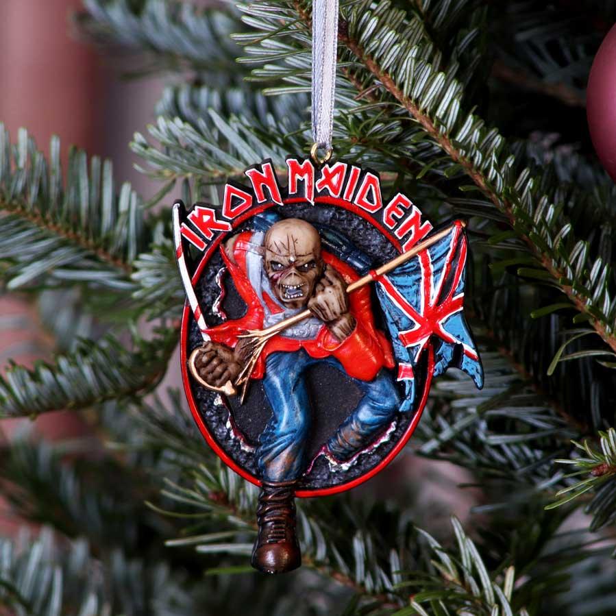 Iron Maiden The Trooper Hanging Ornament 8.5cm - Buy Hanging Decorations at GiftMasters.co.uk