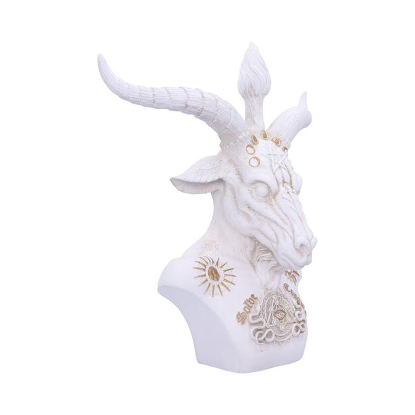 Baphomet Bust (White) 33.5cm Ornament - GiftMasters.co.uk