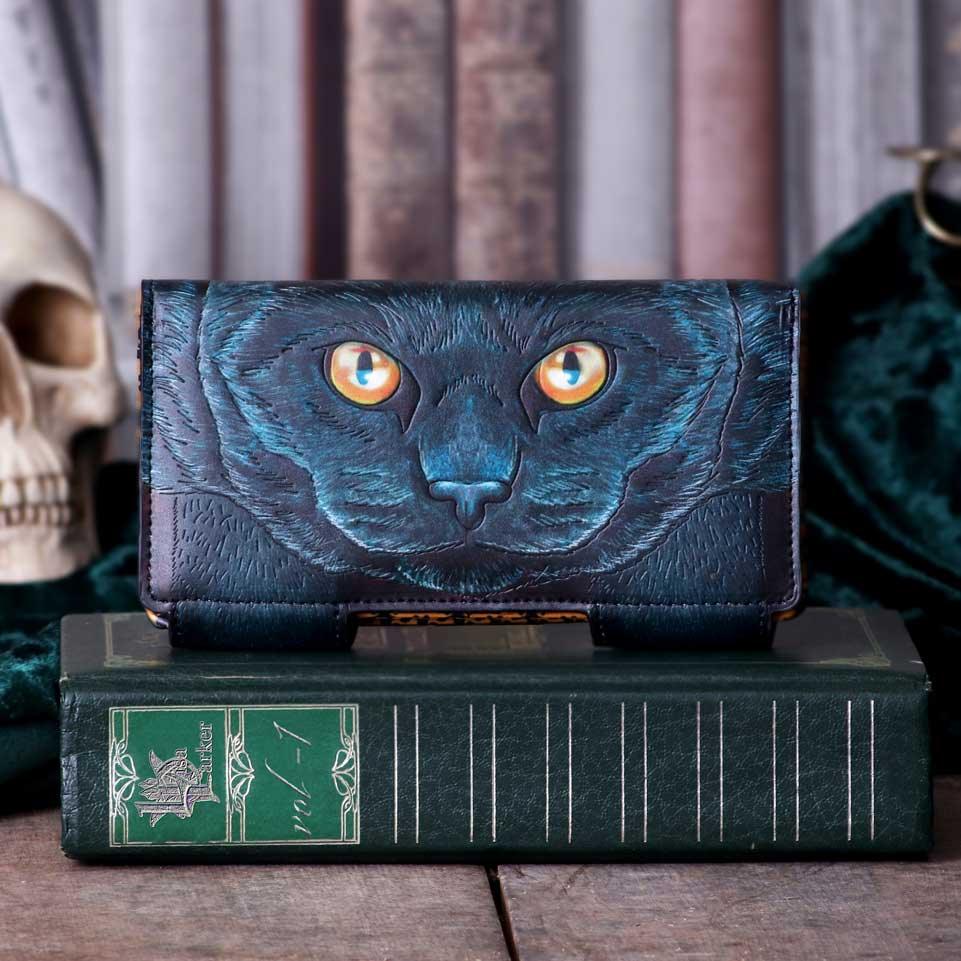 Guardian Cat Embossed Purse 18.5cm - Buy Purses at GiftMasters.co.uk