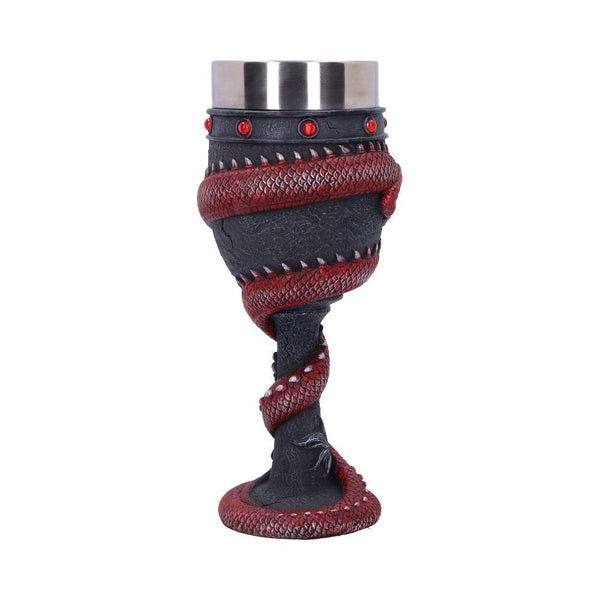 Dragon Coil Goblet Red 20cm - GiftMasters.co.uk