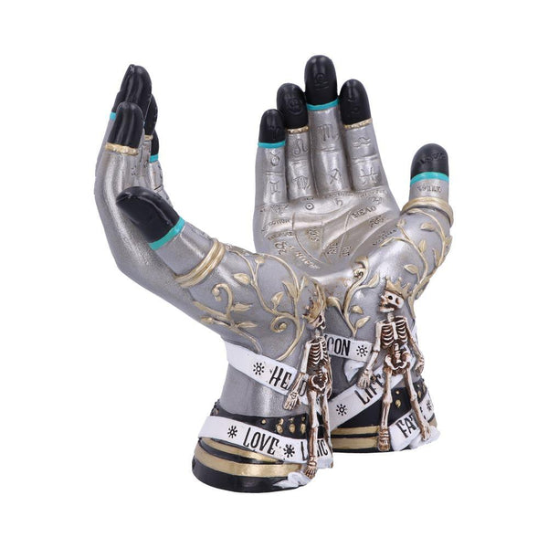 Hands of the Future Crystal Ball Holder 20cm - GiftMasters.co.uk