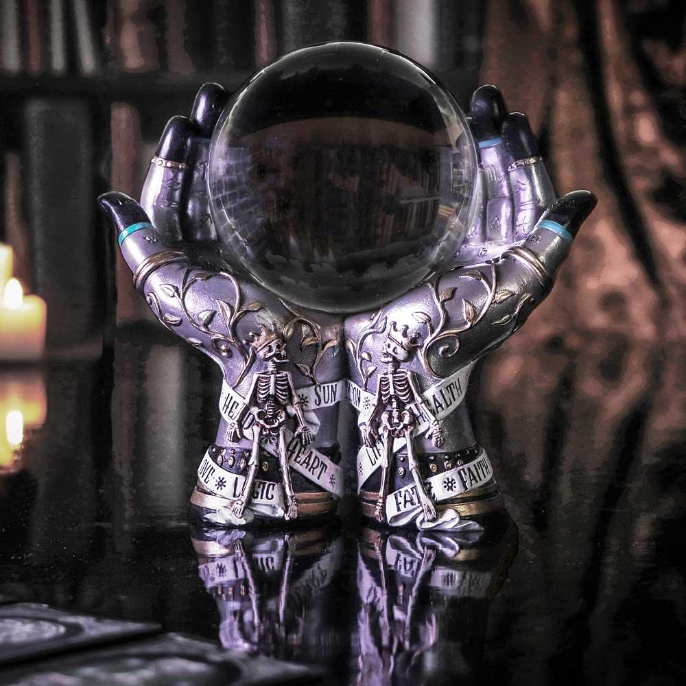 Hands of the Future Crystal Ball Holder 20cm