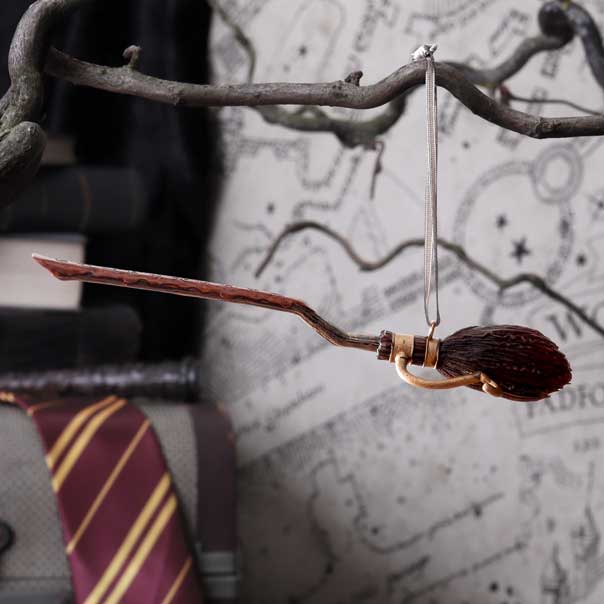 Harry Potter Firebolt Hanging Ornament 15.5cm - Buy Hanging Decorations at GiftMasters.co.uk