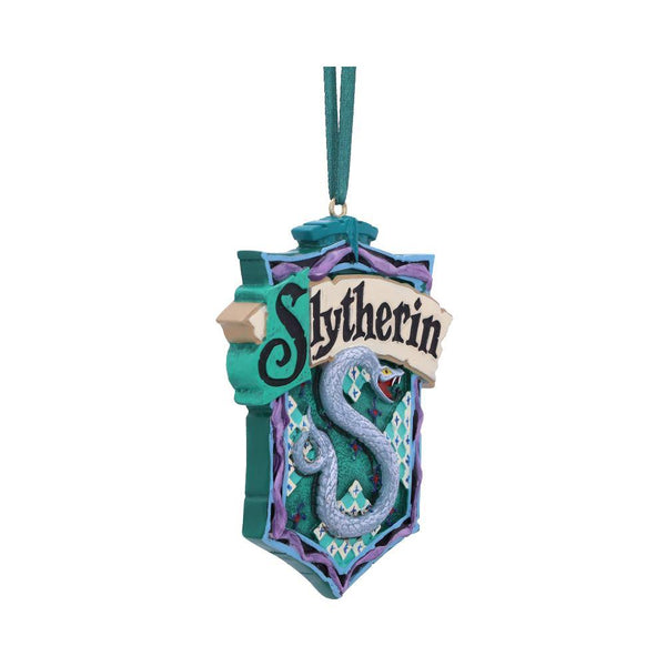 Harry Potter Slytherin Crest Hanging Ornament 8cm - GiftMasters.co.uk
