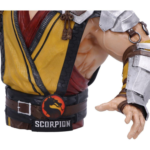 Mortal Kombat Scorpion Bust 29.5cm Ornament - GiftMasters.co.uk