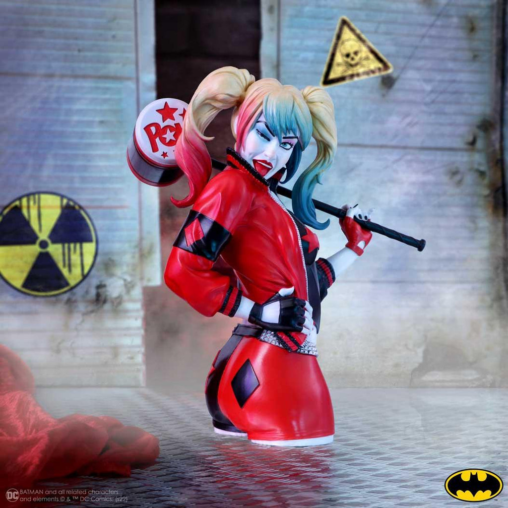 Harley Quinn Bust 30cm Ornament - Buy Figurines Large (30-50cm) at GiftMasters.co.uk