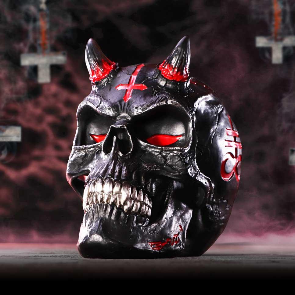 Infernal Skull (JR) 20cm Ornament - Buy Figurines Medium (15-29cm) at GiftMasters.co.uk