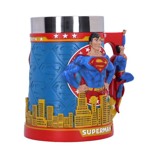 Superman Man of Steel Tankard 15.5cm - GiftMasters.co.uk