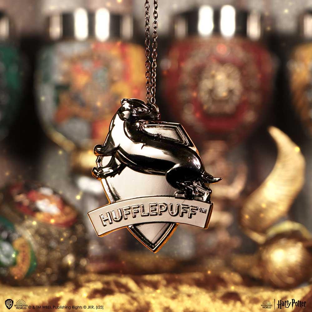 Harry Potter Hufflepuff (Silver) Hanging Ornament - Buy Hanging Decorations at GiftMasters.co.uk