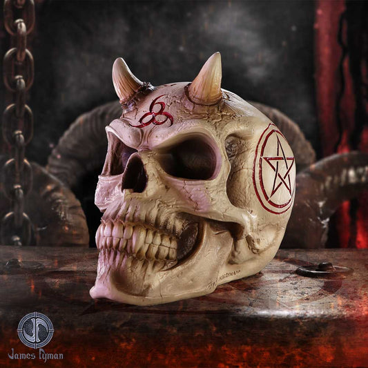 666 Skull (JR) 20cm Ornament