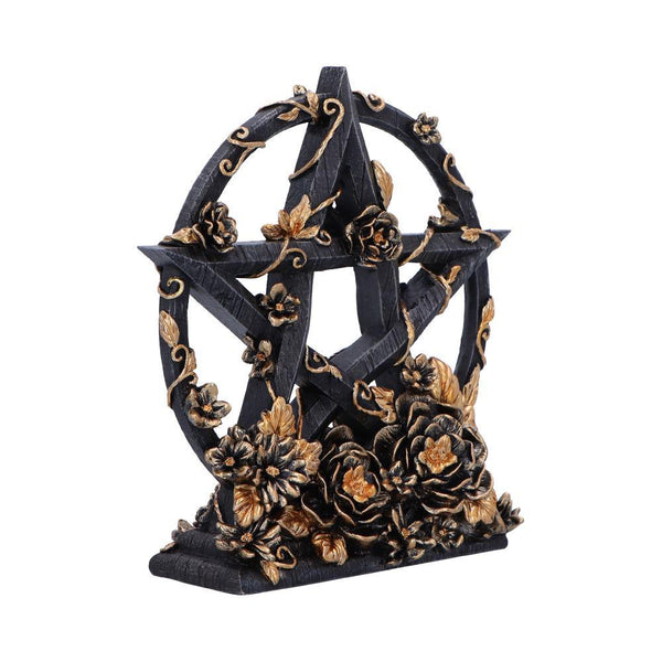 Floral Pentagram 16.5cm Ornament - GiftMasters.co.uk