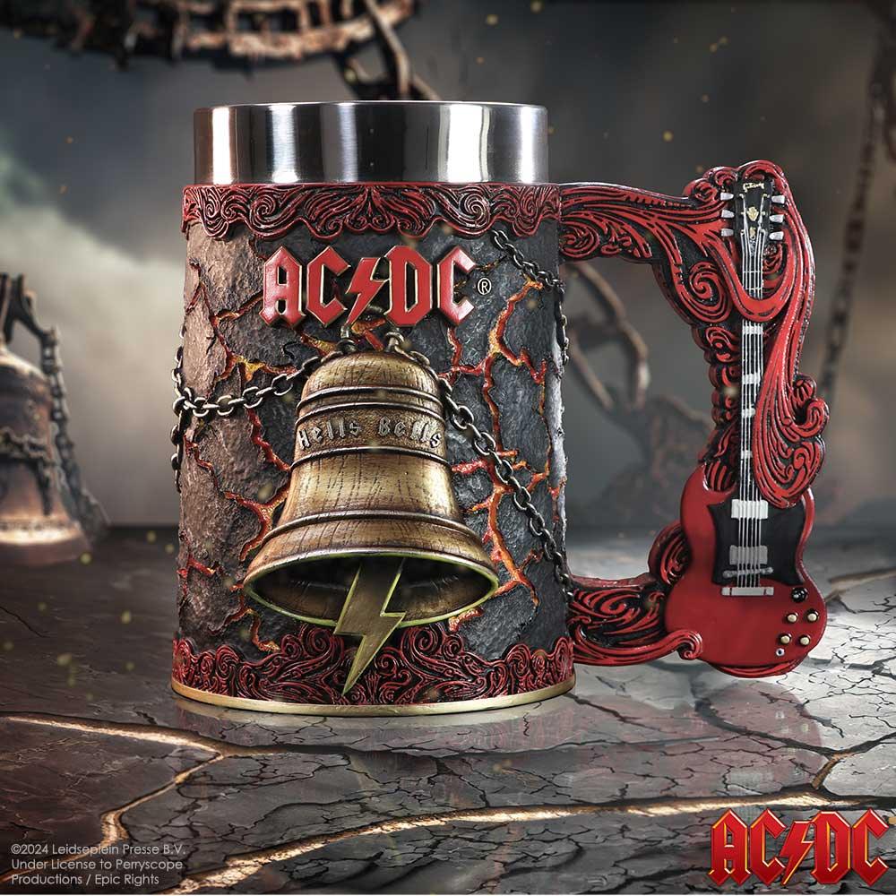 ACDC Hells Bells Tankard 15.7cm - Buy Tankards at GiftMasters.co.uk