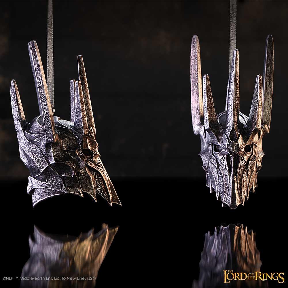 Lord of the Rings Helm of Sauron Hanging Ornament - Buy Hanging Decorations at GiftMasters.co.uk