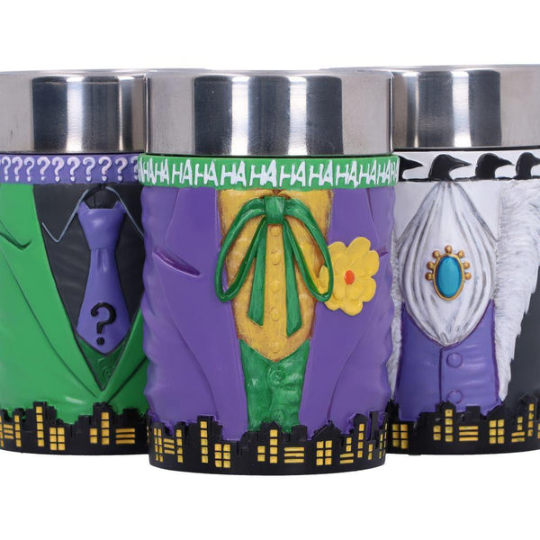 DC Batman Super-Villain Collectible Mini Cup Set - GiftMasters.co.uk