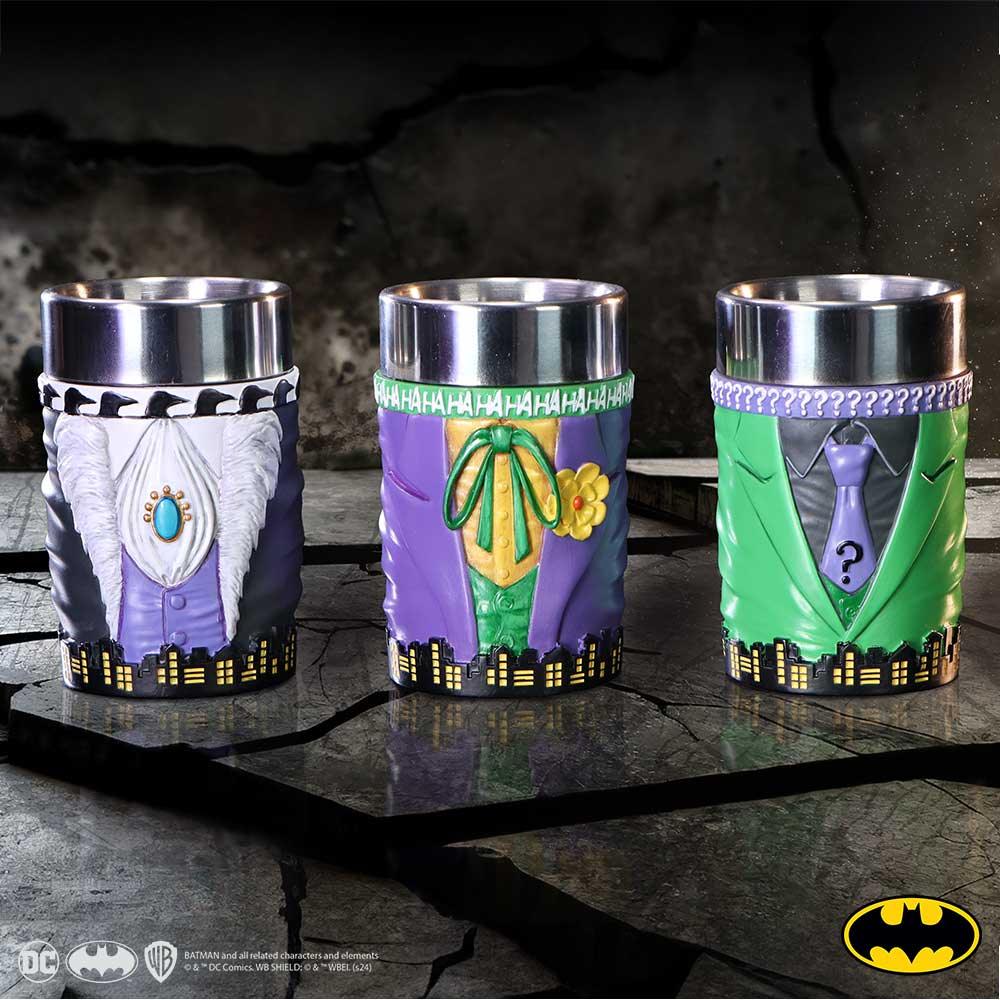 DC Batman Super-Villain Collectible Mini Cup Set - Buy Shot Glasses at GiftMasters.co.uk