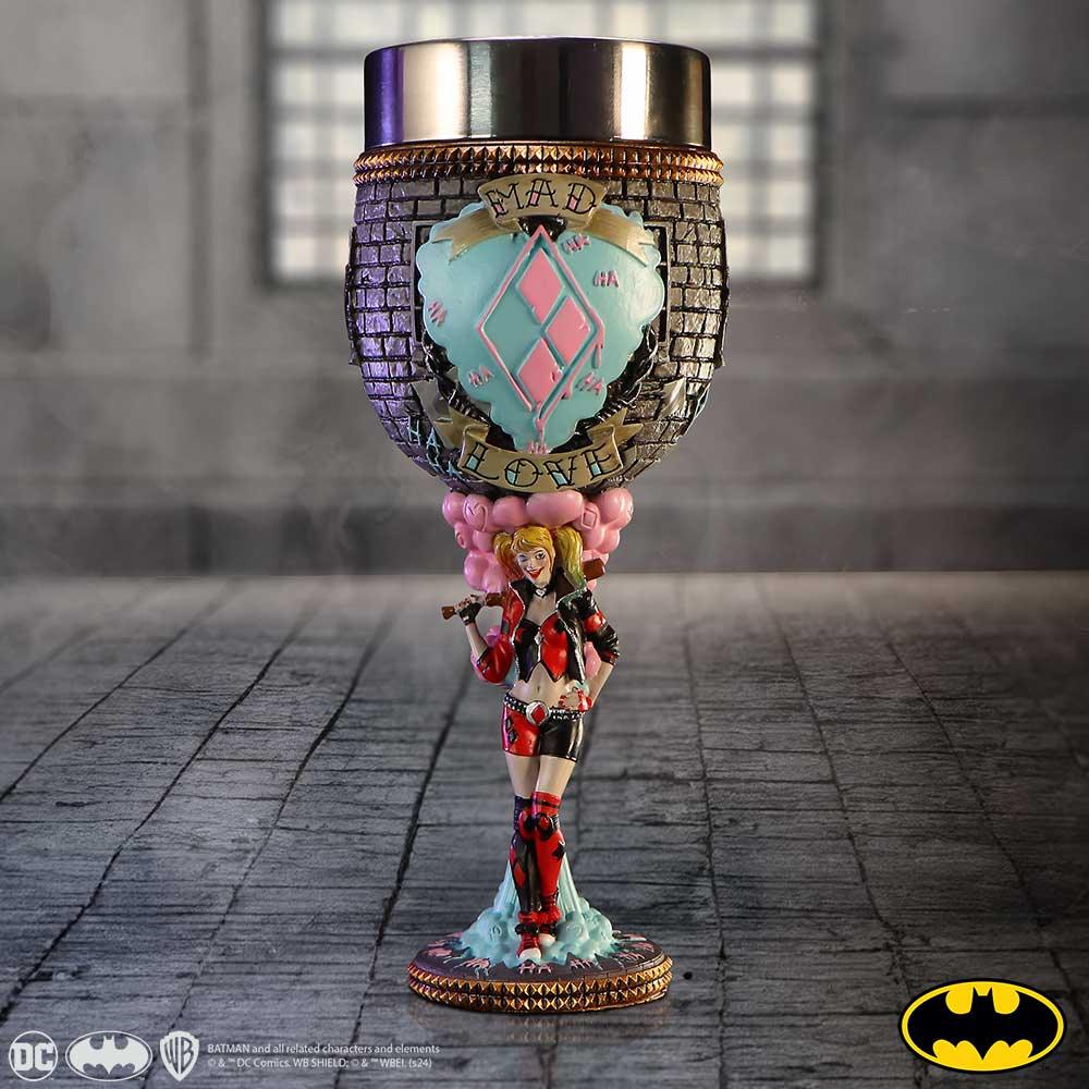 Harley Quinn Goblet 20cm - Buy Goblets & Chalices at GiftMasters.co.uk