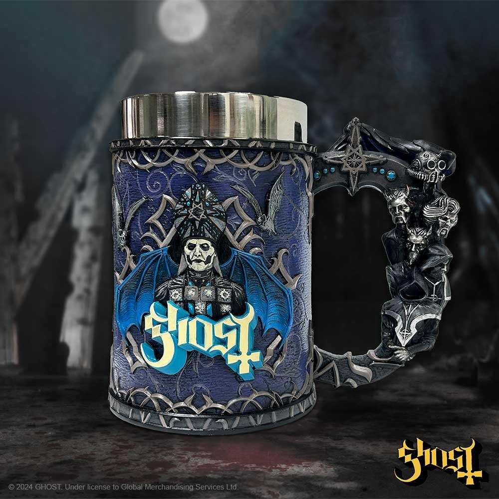 Ghost Papa Emeritus Evolution Tankard 18.5cm - Buy Tankards at GiftMasters.co.uk