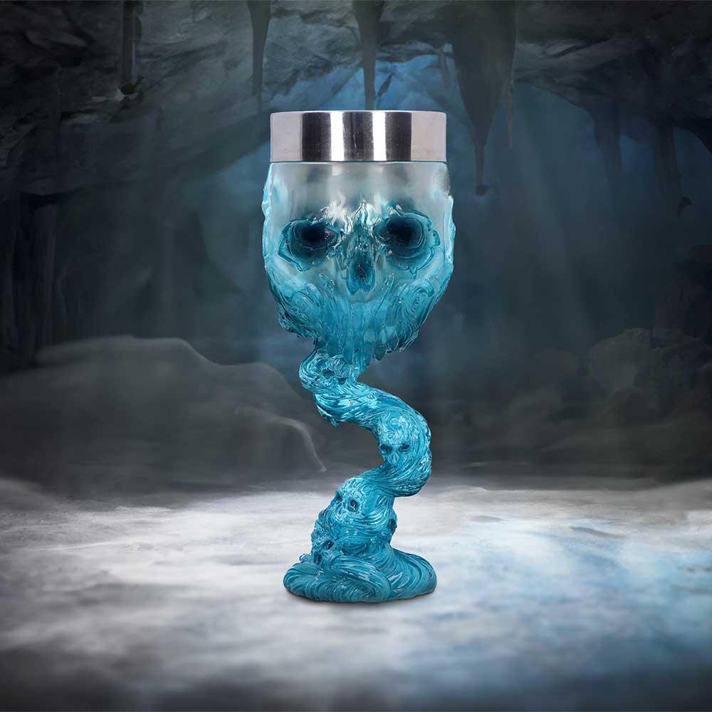 Soul Spirit Water Goblet (Blue) 19.3cm - Buy Goblets & Chalices at GiftMasters.co.uk