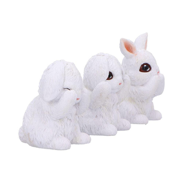 Three Wise Bunnies 9cm Ornament - GiftMasters.co.uk